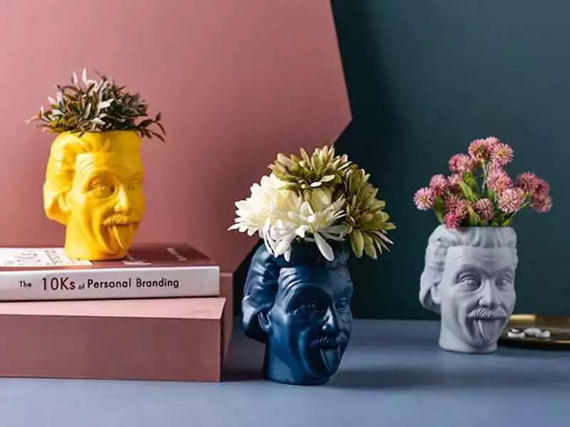 Human Head Vase Set